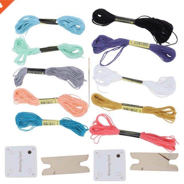 Weaving Card with Thread Interesting Paper Loom Card Practic