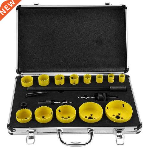 17Pcs Metal Circular Round Drill Cutting Steel Hole Saw Cutt