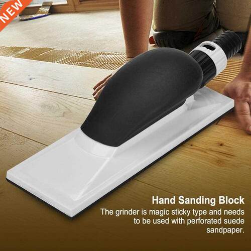 Black Sanding Block Hand Dust Extraction Sanding Grinding Sp