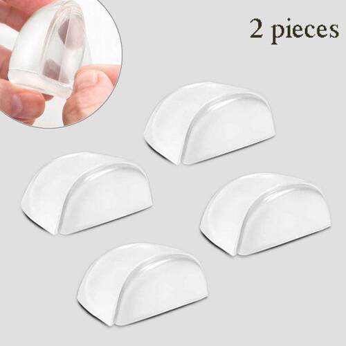 1Pcs Acrylic No Need Punch Transparent Door Stopper Door Hol