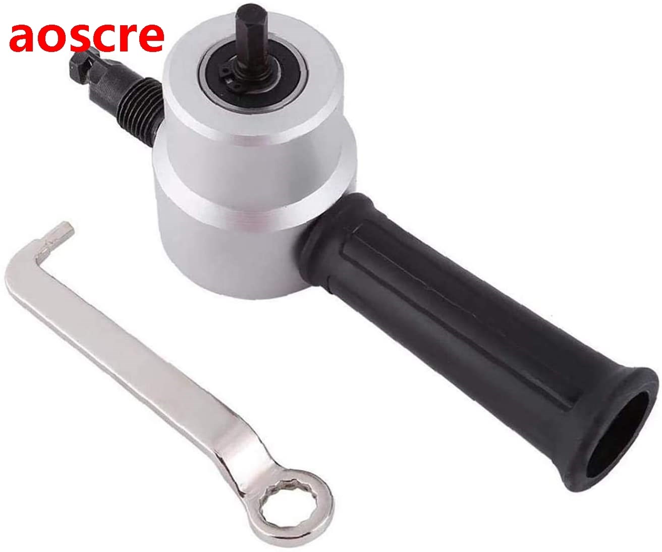 Double Head Sheet Metal Nibbler Cutter, 360 Degree Adjustabl