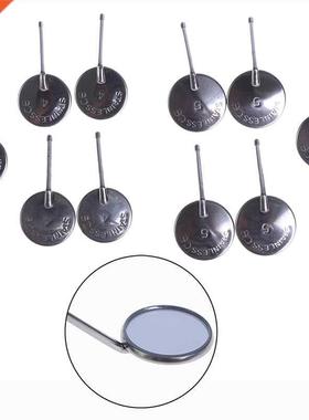 50Pcs Dental Orthodontic Stainless Steel Mouth Mirrors 4# 5#