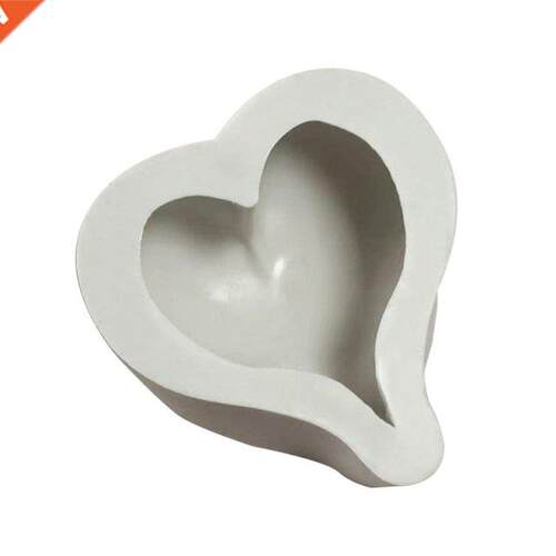 D Love Heart Silicone Mold Valentine	s Day Chocolate Cake