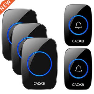 CACAZI AC Wireless Doorbell 100 240V Waterproof Door Bell
