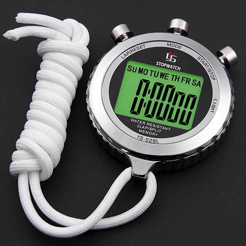 0.01s Precision Timer Stopwatch Metal Stopwatch Sport Waterp