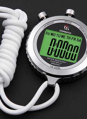 0.01s Precision Timer Stopwatch Metal Stopwatch Sport Waterp