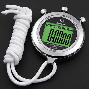 0.01s Precision Timer Stopwatch Metal Stopwatch Sport Waterp