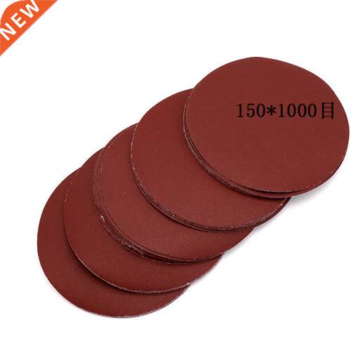 10pcs 6 nch 150mm Grt 40-2000 Sandng Paper Dscs Hook Loo