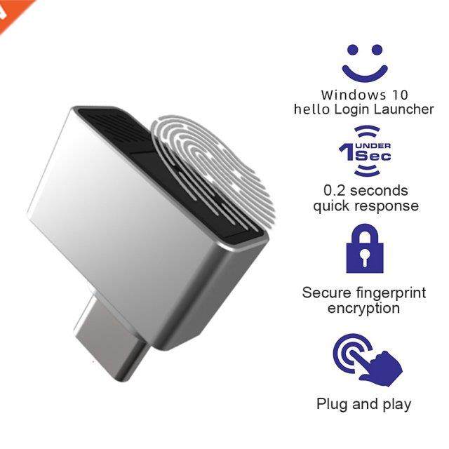 USB Fingerprint Reader for Windows 10 Hello Lap PC Comput