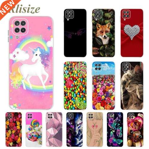 For Samsung Galaxy A12 Case 6.5'' Silicone Soft TPU