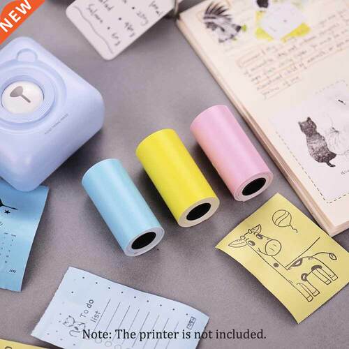 Color Stcker Paper Roll Drect Thermal Prnter Paper wth