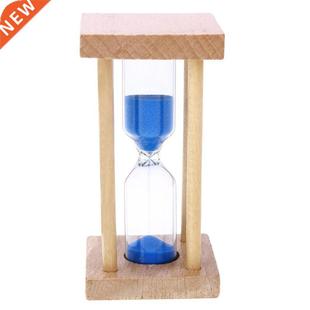 Sand Clock Mini Minutes Shower Wood Hourglass Glass Watch