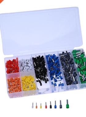 800pcs Cable Bootlace Copper Ferrules Kit Set Wire Electrica