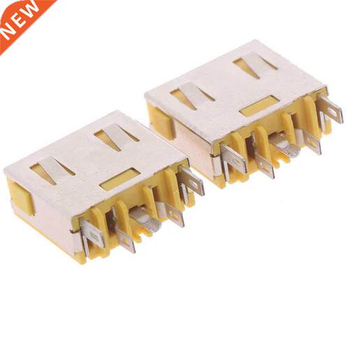 2pcs Yellow Laptop DC Power Jack Socket Connector For Lenovo