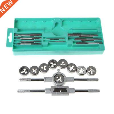 20 Pcs Tap Die Set Metric Hand Threading Tool Tungsten Carbi