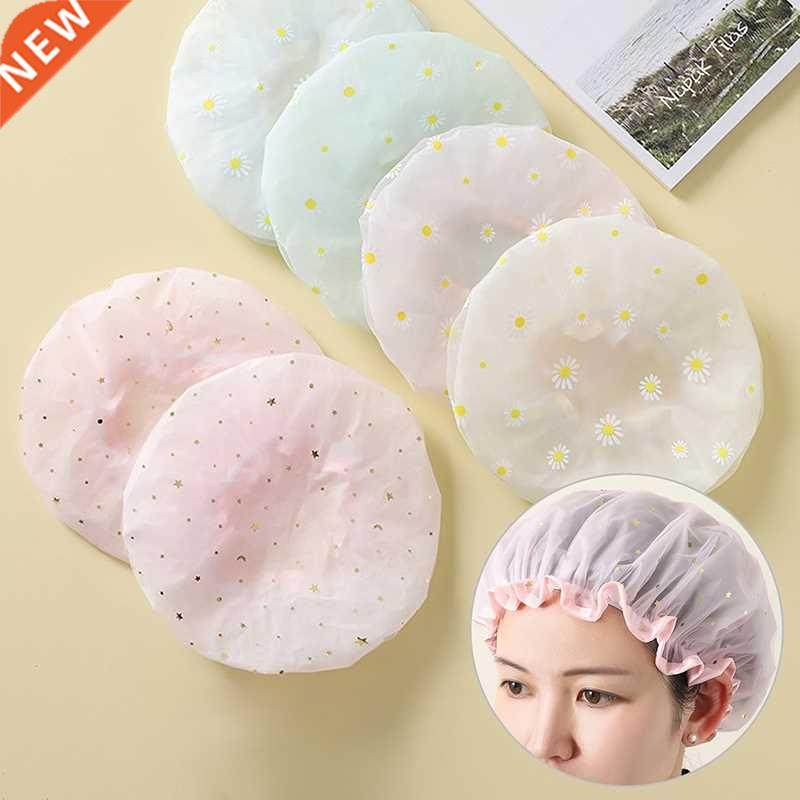 Mesh Shower Cap Water and Oil Proof Avoid Damp Hair High Ela