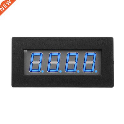 DC8V~15V 4 LED Blue Red Tachometer RPM Speed Meter 72mm x 6