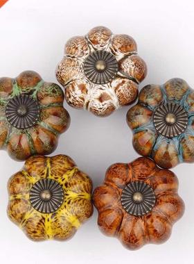 1pcs Pumpkin Knobs Ceramic Knobs Dresser Knob Drawer / Cabin