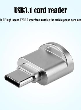 Portable USB 3.1 Type C Card Reader USB-C TF OTG Adapter Con