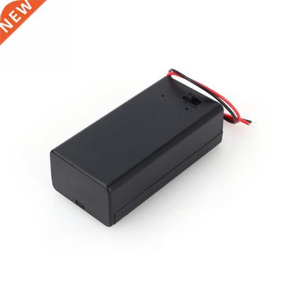 9V PP3 Battery Box DC Case w/ Wire Lead ON/OFF Switch Cover