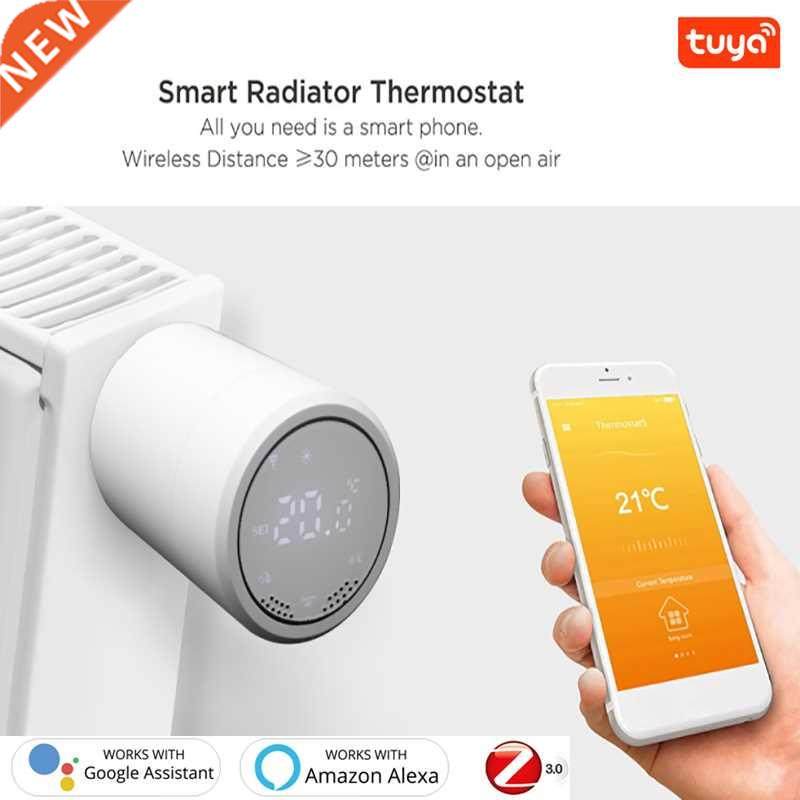 Tuya ZigBee 3.0 Smart Radiator Actuator Programmable Thermos