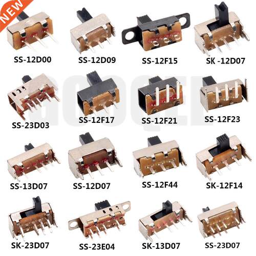 5PCS SS 12D00 Slide switch slide gear fluctuation band 2/ f