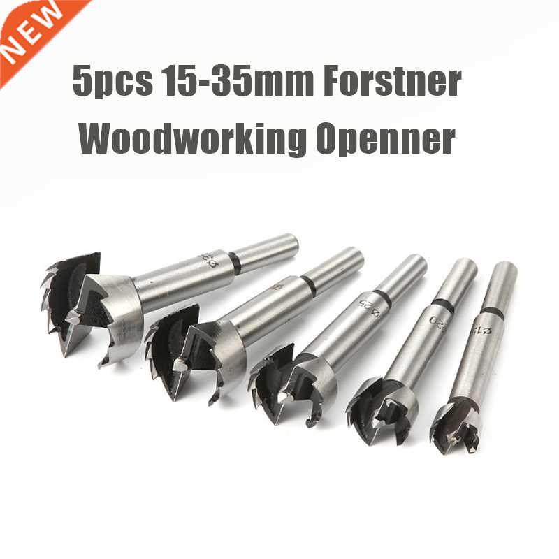 5Pcs Set 15 20 25 30 35mm Multi-tooth Forstner Boring Drill