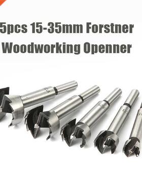5Pcs Set 15 20 25 30 35mm Multi-tooth Forstner Boring Drill
