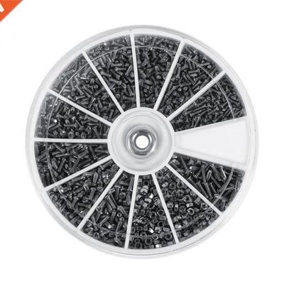 600pcs 12 Kinds of Small Screws Nuts Assortment Kit M1 M1.2