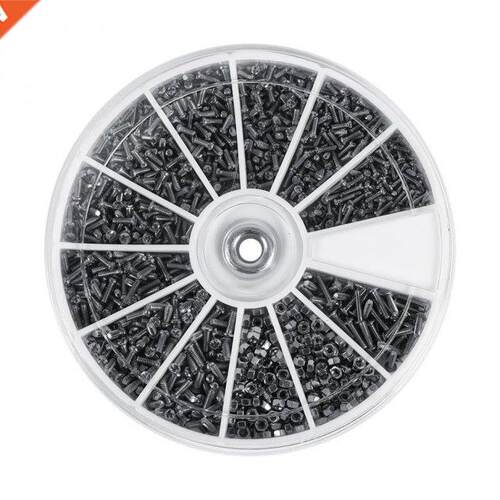 600pcs 12 Kinds of Small Screws Nuts Assortment Kit M1 M1.2