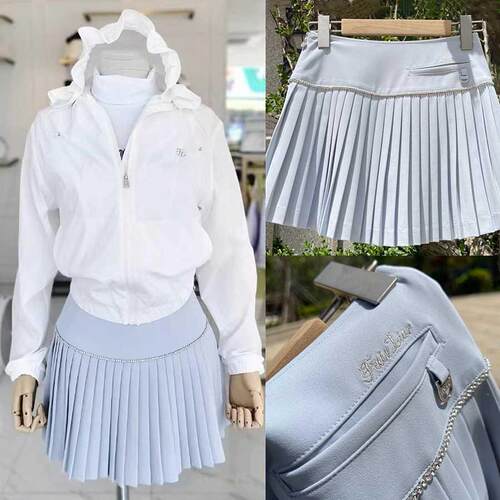 2022 Summer high-end golf women's skirt Tennis Pleated A