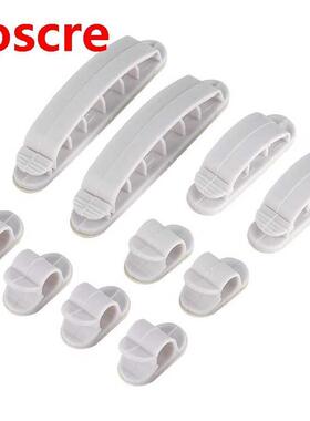 10 PCS Plastic Wire Fixing Clip Self-Adhesive Cable Winder F