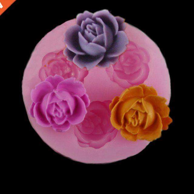 Rose Leaves Silicone Soap Md Kitchen Accessories Cake Md