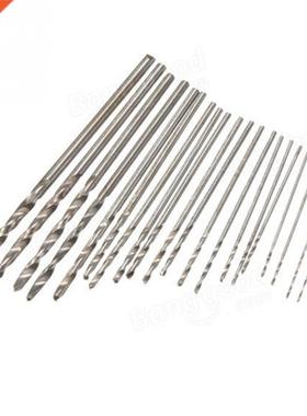 20pcs 0.3-1.6mm Mn wth Chuck Straght Shank Twst Drll B