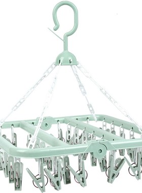 36 Clips Folding Clothes Hanger Children Adults Clothes Drye