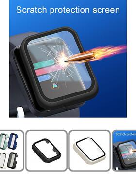 PC Simple Smart Watch Glass Screen Protector Case Compact P