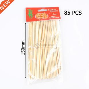 Bamboo Skewers Wooden BBQ Kebab Fruit Chocolate Fountain Pa