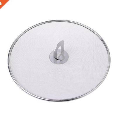 Stainless Steel Cover Lid Oil Proofing Frying Pan Splatter S