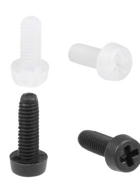 M2.5 Nylon Phillips Cross Pan Head Machine Screws Bolts 适用