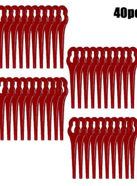 40pcs Plastc Blades For Grzzly Tools Cordless Strmmer Gra