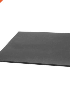 1pc Black Square Rubber Sheet Chemical Resistance High Tempe