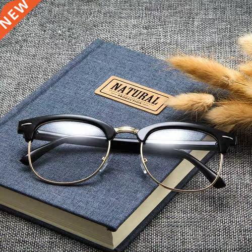 Classic Metal Frame Glasses Women Retro Anti Blue Light Glas