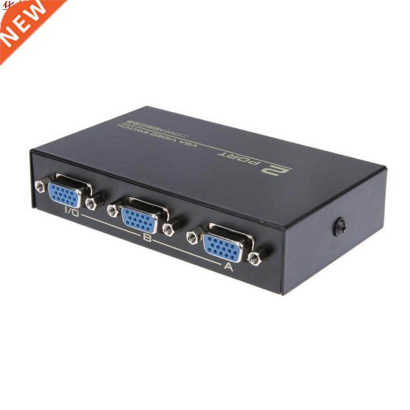 15HDF 2-Port VGA Video Switch 2 IN 1 OUT 130MHZ VGA Switcher