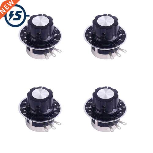 WTH118-2W Single Turn Potentiometer Complete Set with Knob S