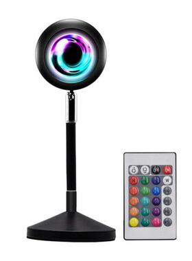 RGB Sunset Projection Atmosphere Lamp LED Night Lights,60 D