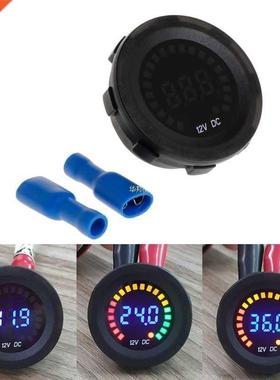 Car otorcycle Waterproof Blue LED Digital Panel Display Vol