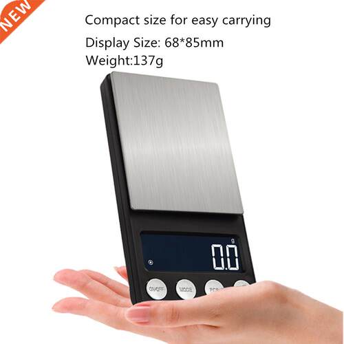 500g/0.01g Digital Scale Pocket Jewelry Weighing Scale LCD D