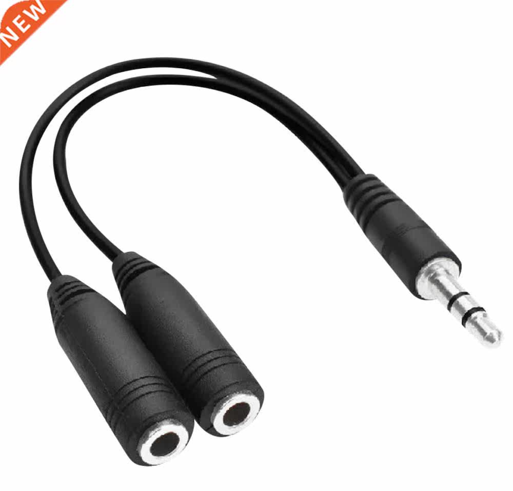 Audio Adapter Cable 3.5mm Y Splitter 3.5mm Stereo Audio Male