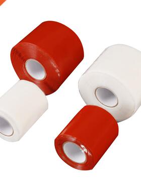 Hot White/Red Silicone Waterproof Performance Repair Tape B