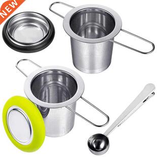 Tea Infusers with Tea Scoop Strainer with Folding Handle Tea